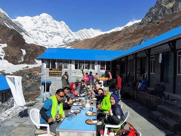 Food during ABC trek