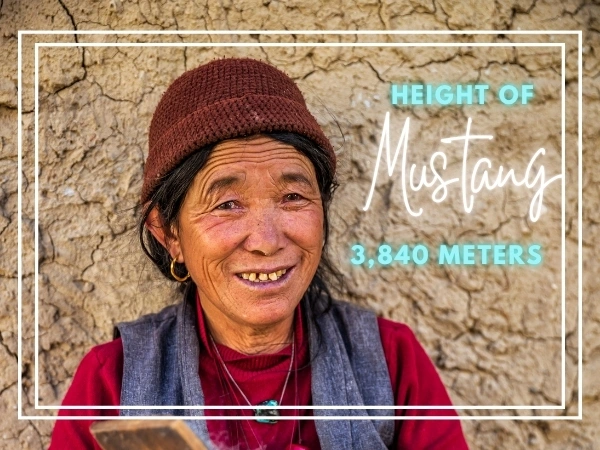 Upper mustang Trek height