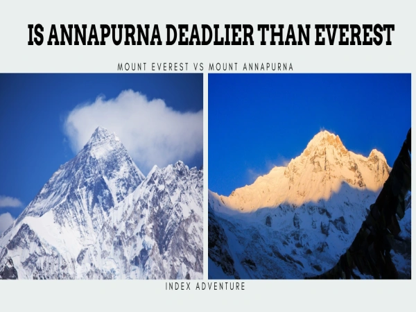 is annapurna deadlier than everest