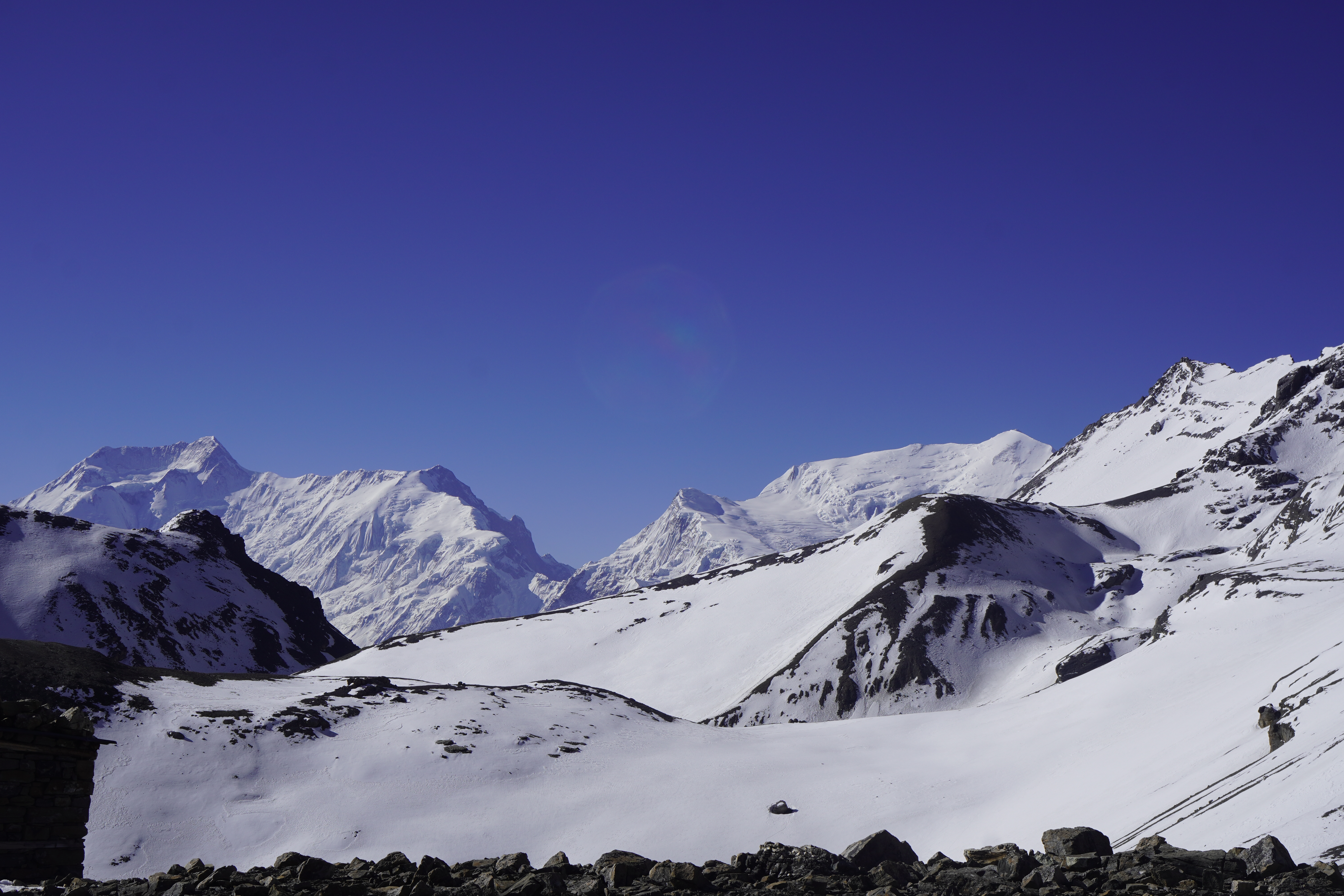 Mountains during Annapurna Circuit