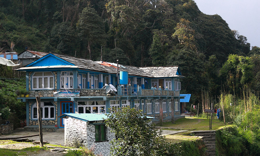Lodges during ABC Trek
