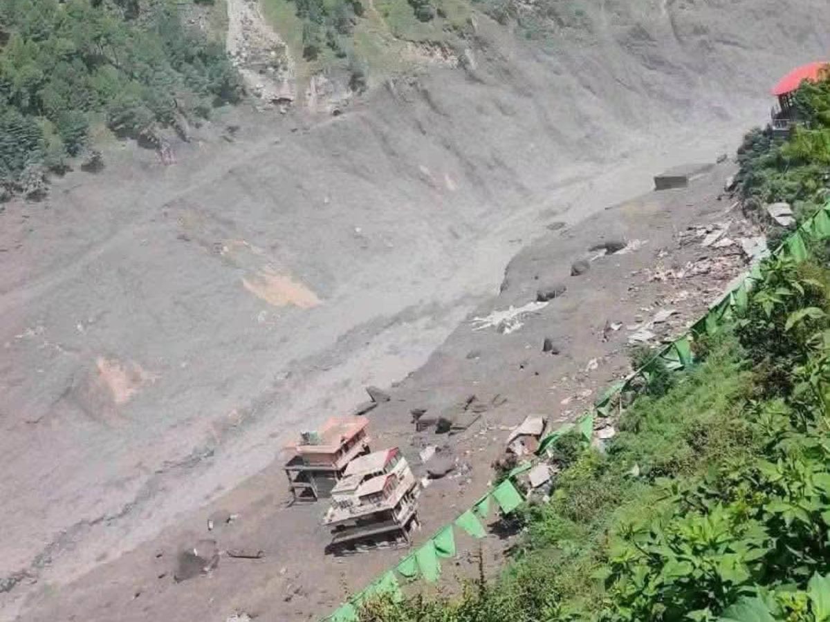 Aftermath of Rasuwa flood