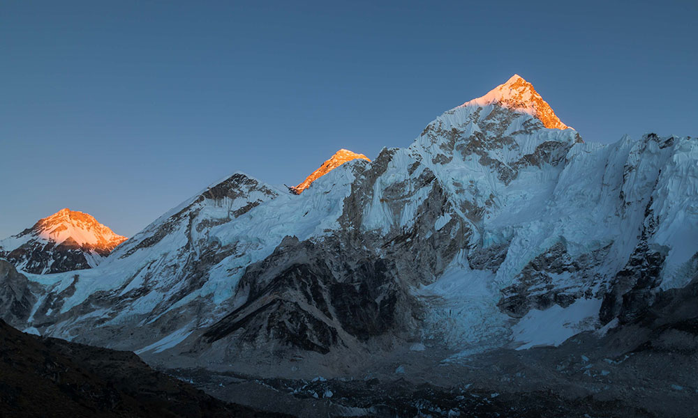 Base Camp to Everest summit distance