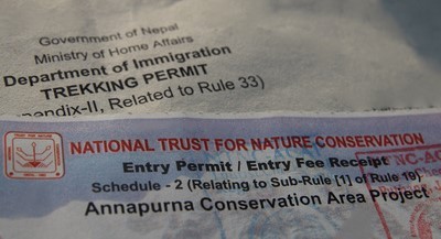 Permits for tilicho