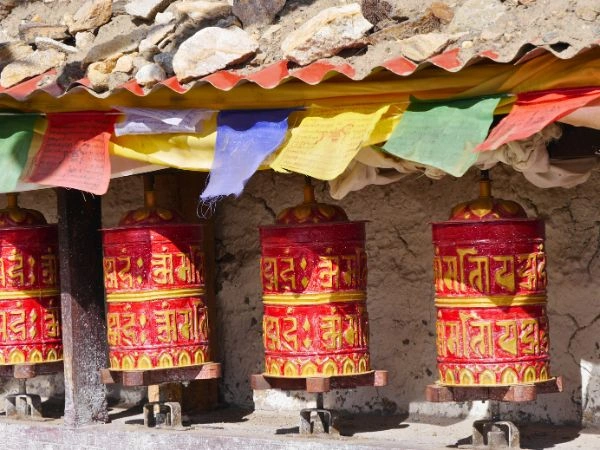 Prayer Wheels Of Lo Manthang